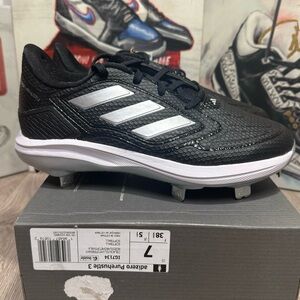Adidas Adizero PureHustle 3 Women Size 7-9.5 US Softball Metal Cleats IG7134 New